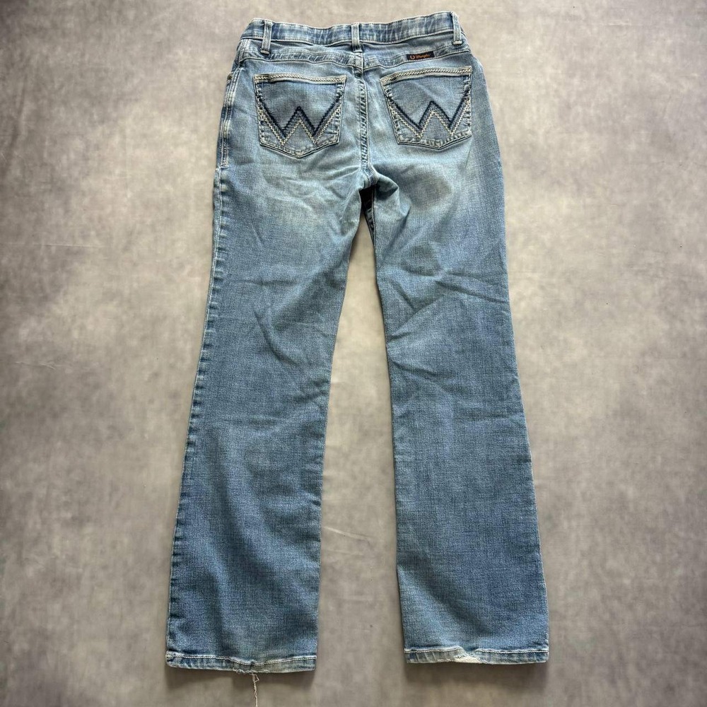 Wrangler Willow Ultimate Riding Jeans Womens 12 Light Wash Bootcut